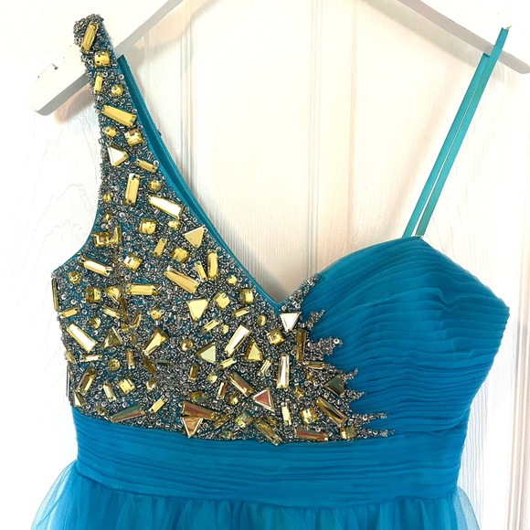 Sparkly Blue Dress ✨ - Picture 3 of 5